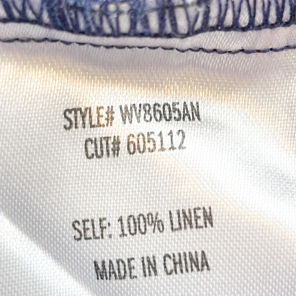 Anthropologie Eva Franco Polka Dot Linen Top (2) - Picture 12 of 13